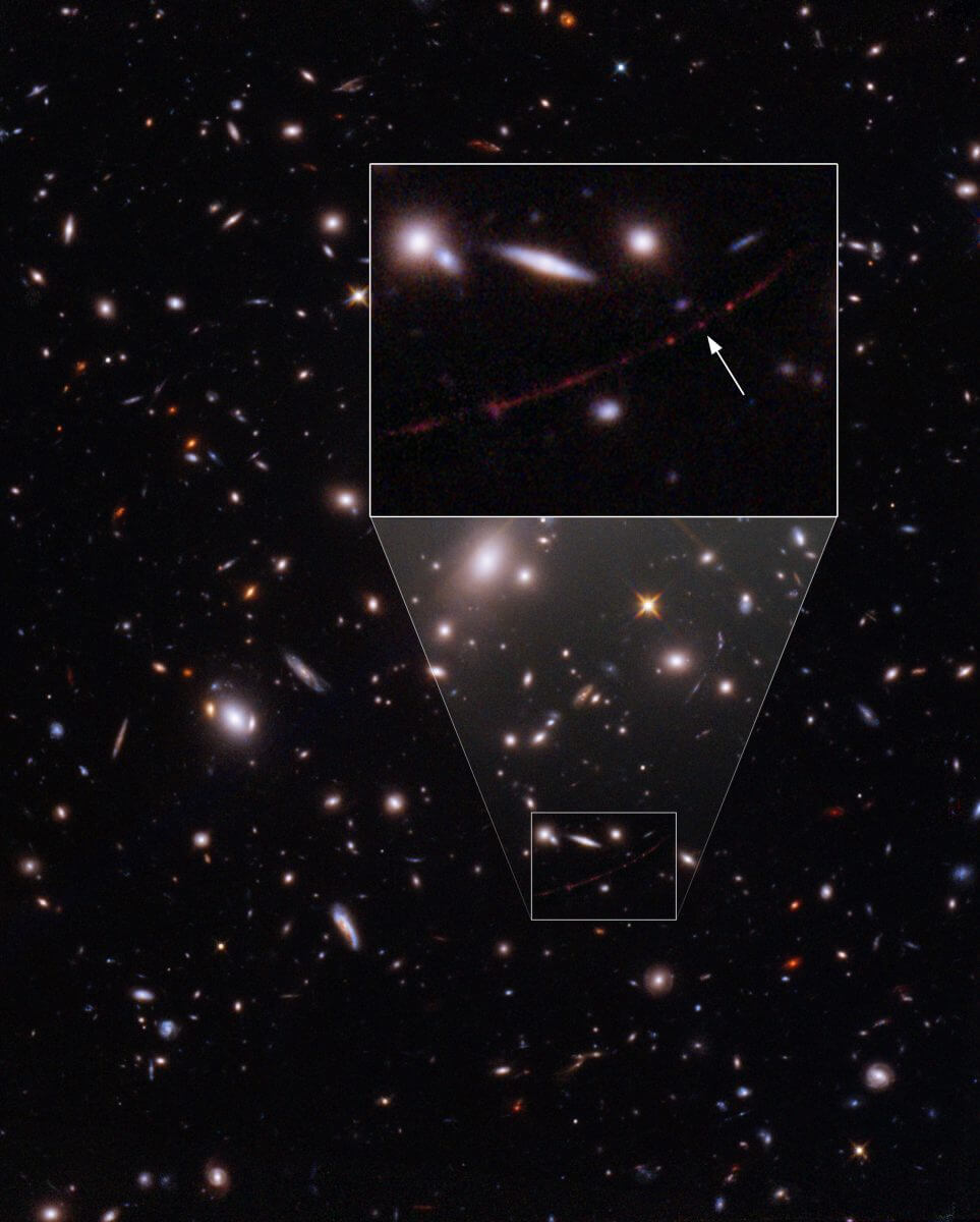 129億光年先の輝き。観測史上最も遠い星「エアレンデル」【今日の宇宙画像】