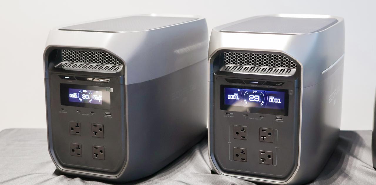 業界トップの3,000W高出力。在宅避難に備えたいEcoFlowの最新ポタ電