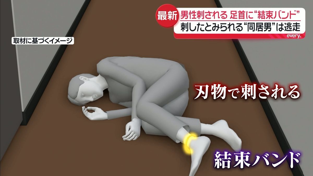 20代男性刺される…足首に結束バンド 現場には包丁が “同居男”逃走中 東京・豊島区