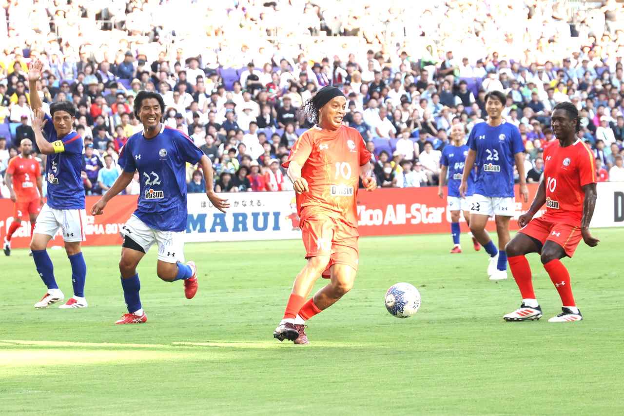 ジーコ、ロナウジーニョ、ドゥンガ、中田英寿、宮本恒靖！ 世界と日本のレジェンドが広島で競演◎ジーコオールスターゲーム
