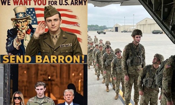 「身長２０６センチのトランプ大統領の息子を軍隊へ！」…米国市民の怒り高まる（ハンギョレ新聞）