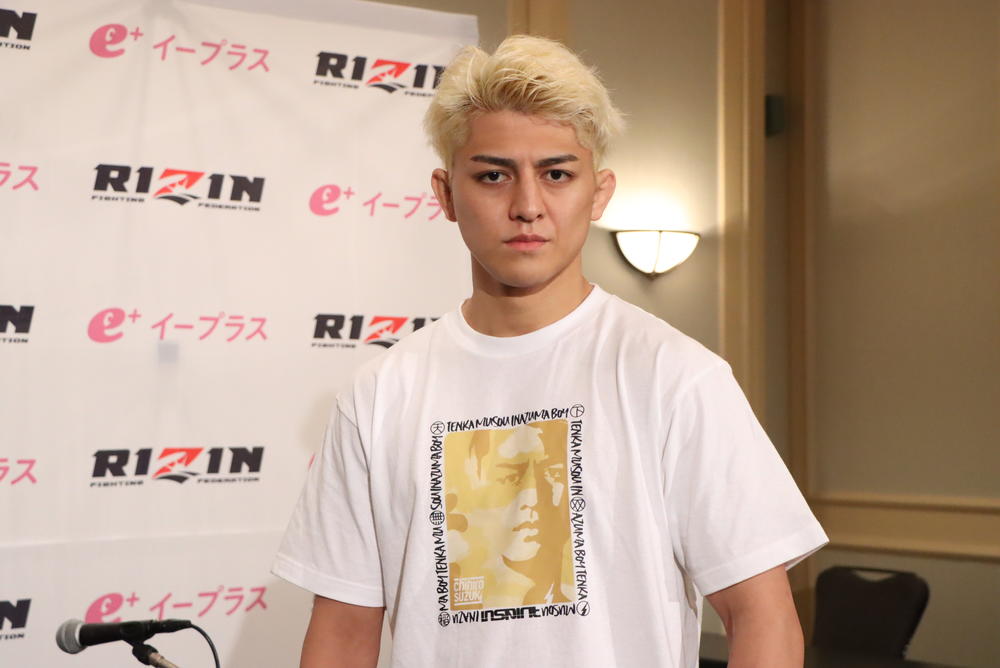 【RIZIN】鈴木千裕、朝倉未来戦は「みんな勘違いしてますけど、ただの一戦」「男だったら打ち合って来るんじゃないですか」「テイクダウンに来たらボンッ！」