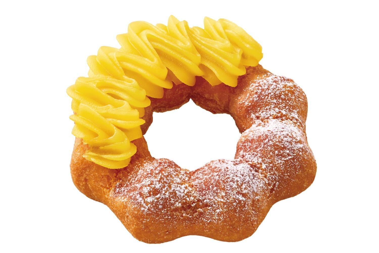 ミスタードーナツ、濃蜜いもソースがけ“しっとりねっとり”「さつまいもド」＆和栗ホイップ入り「くりド」