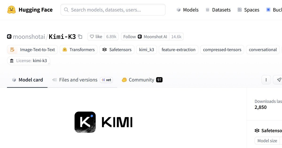 「Kimi K3」のモデルウェイトと技術レポート公開 日本でも「NVIDIA B300×8」環境での利用報告（1/2 ページ）