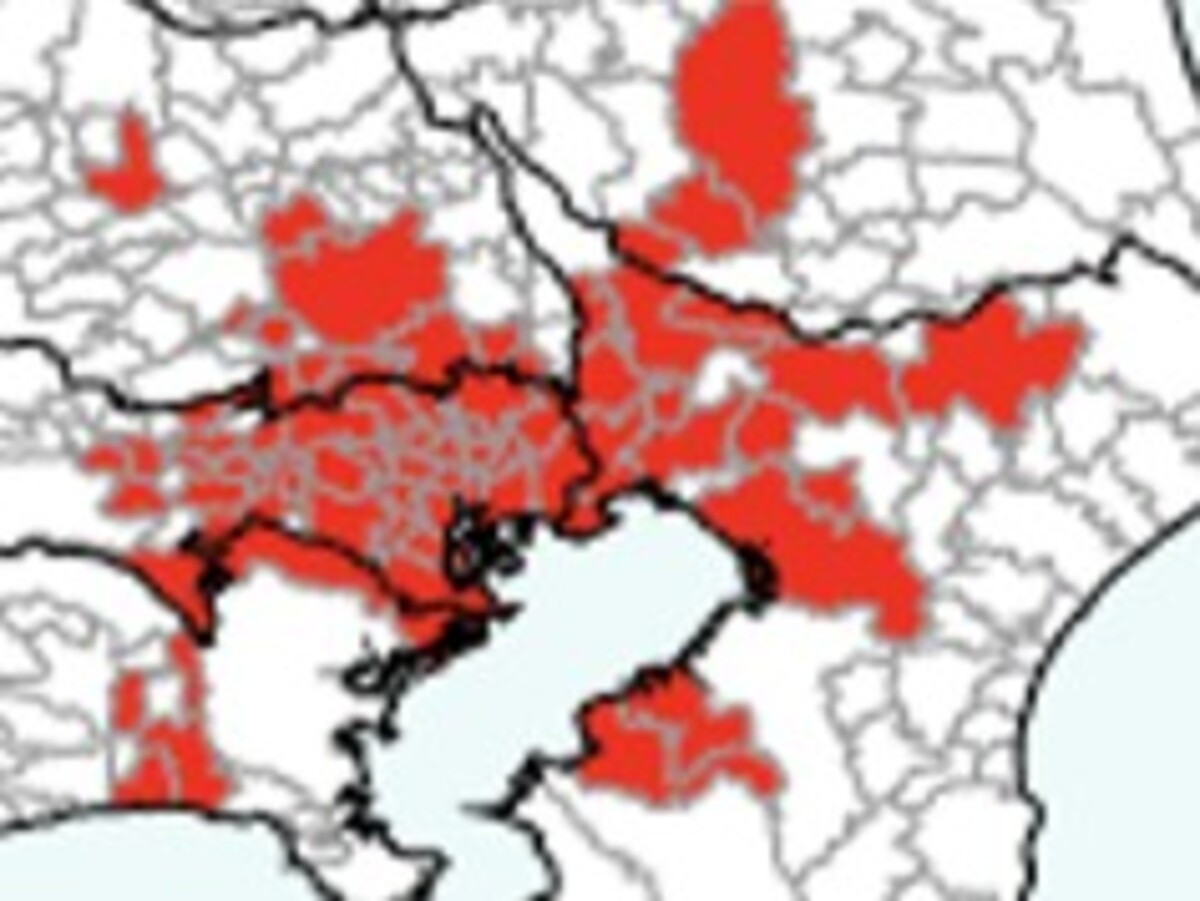 日本地図で、人口が増加している「市・区」に色を塗ったら…… 「これは衝撃的」まさかの結果に「こんなに少ないの!?」【可視化MAP】