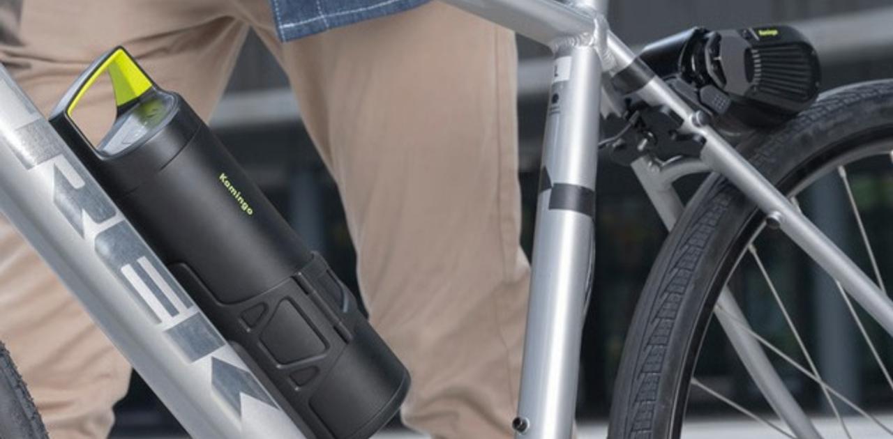 普通の自転車に後付け。簡単に取り付けられる電動化キット