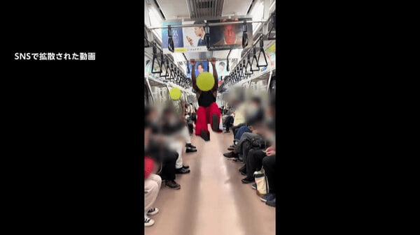 【独自】外国人グループの “迷惑ダンス動画”に批判殺到…電車内や渋谷スクランブル交差点、浅草でも我が物顔で“ダンス” 乗客らあ然