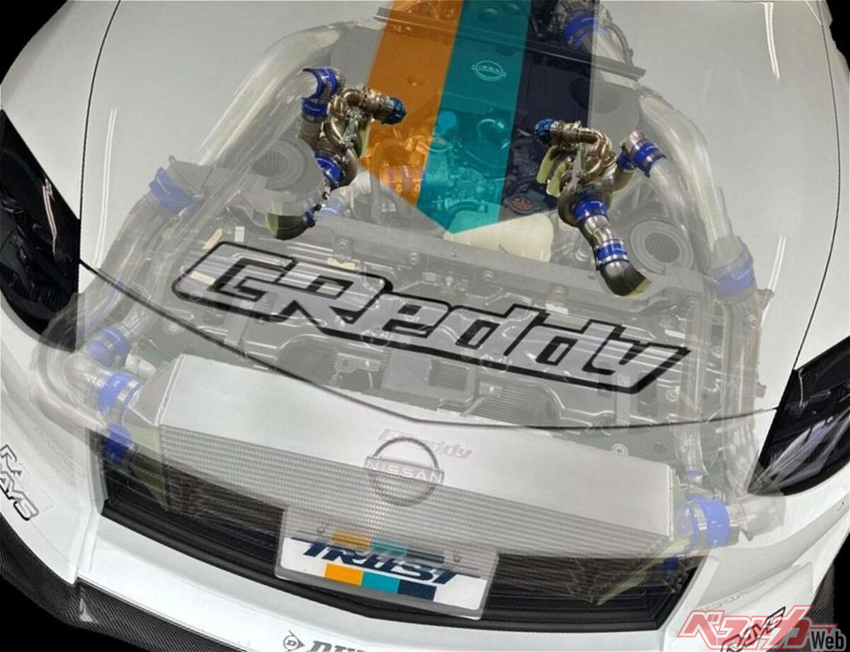 フェアレディZの限界を越えろ!! トラスト製ビッグタービンキットが567psを記録!!!