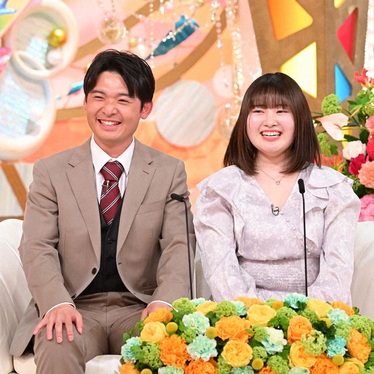 「新婚さん」10年前に出演した夫婦の息子が、パパになって再登場 妻は現役女子大生…「お尻を触るのが好き」と大胆告白 夫がジャケットを脱ぎ“実演”へ！？