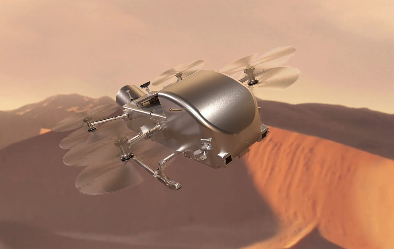 目指すはタイタンの空 NASAドローン型探査機「ドラゴンフライ」2028年打ち上げへ開発進む