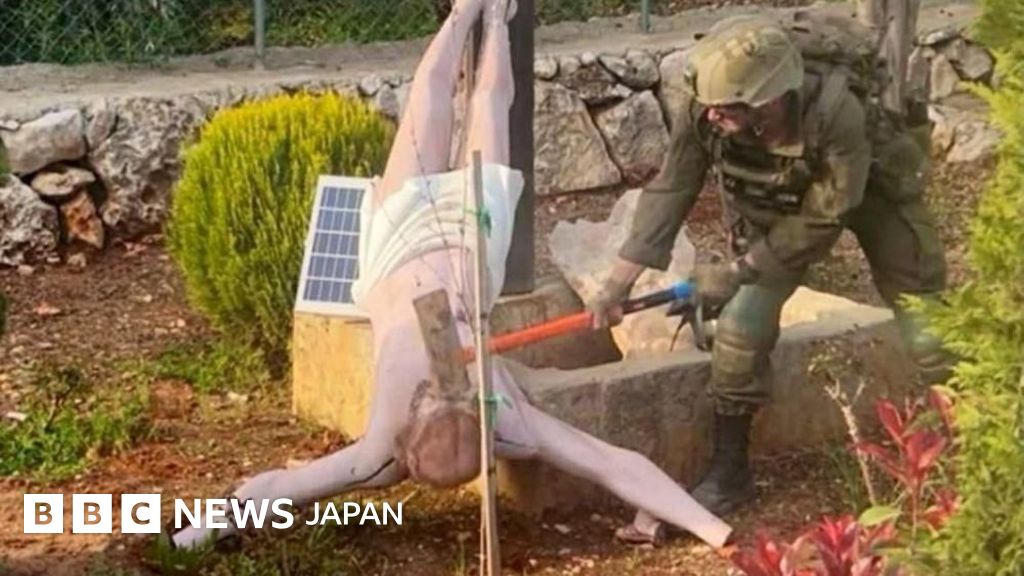 レバノンでイスラエル兵がイエス・キリスト像を破壊、怒り広がる