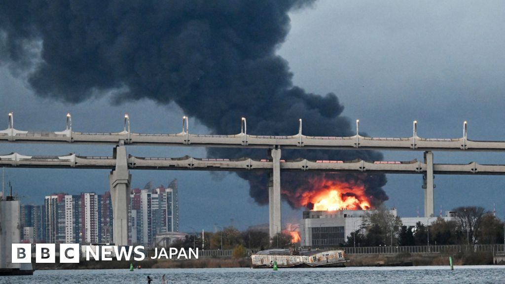 ロシア・サンクトペテルブルクが夜間攻撃受ける 石油施設が標的に