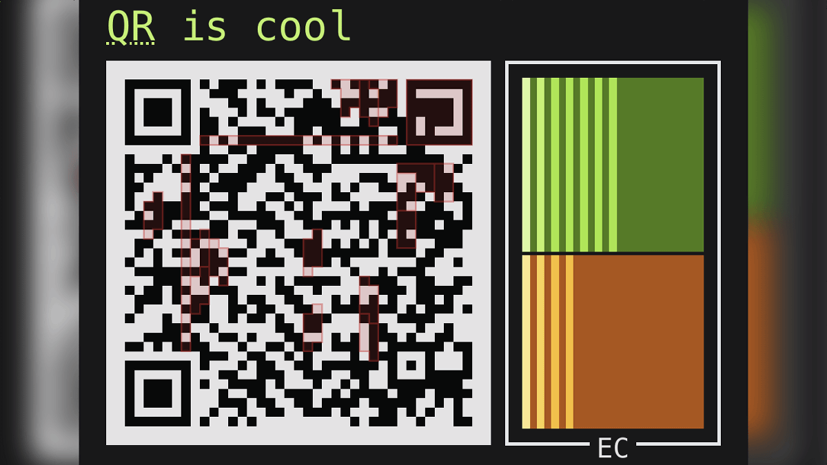 QRコードの誤り訂正がどれだけ優秀かを実感できるウェブサイト「QR is cool」、QRコードはかなり改変されても元の情報を維持できる