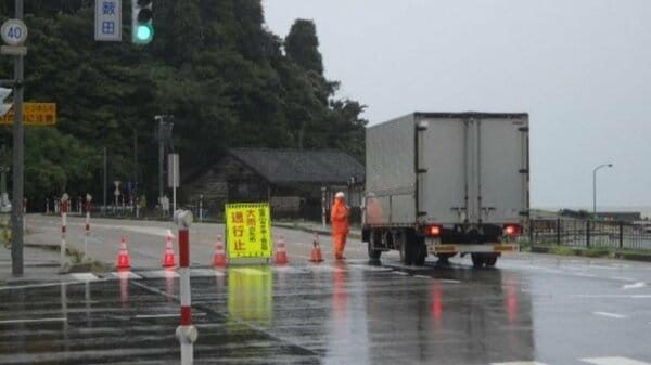 国道8号や国道160号などの一部区間、雨量が規制値に達した場合に「通行止め」へ 9日昼前にかけて激しい雨の予想 先月は28時間超の規制も