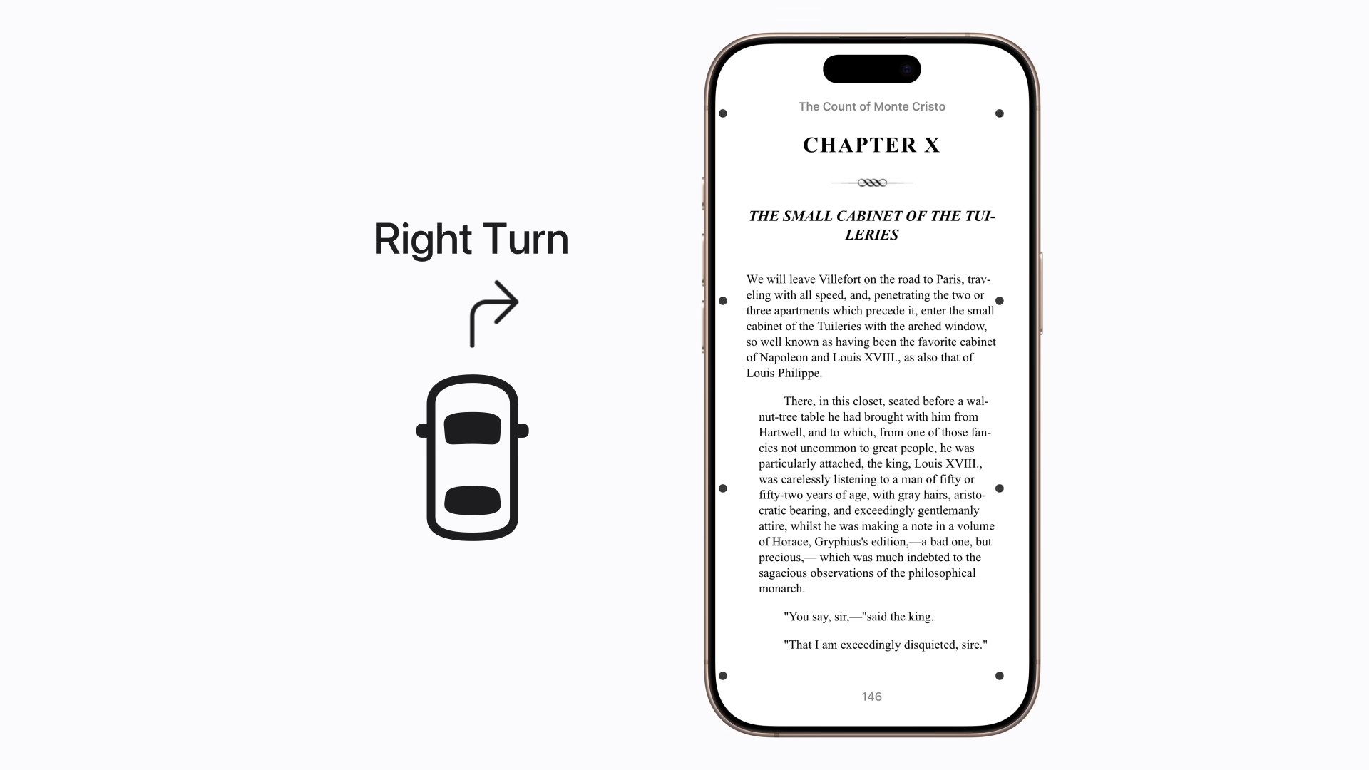 Appleの「乗り物酔い防止ドット」が車酔いを予防する