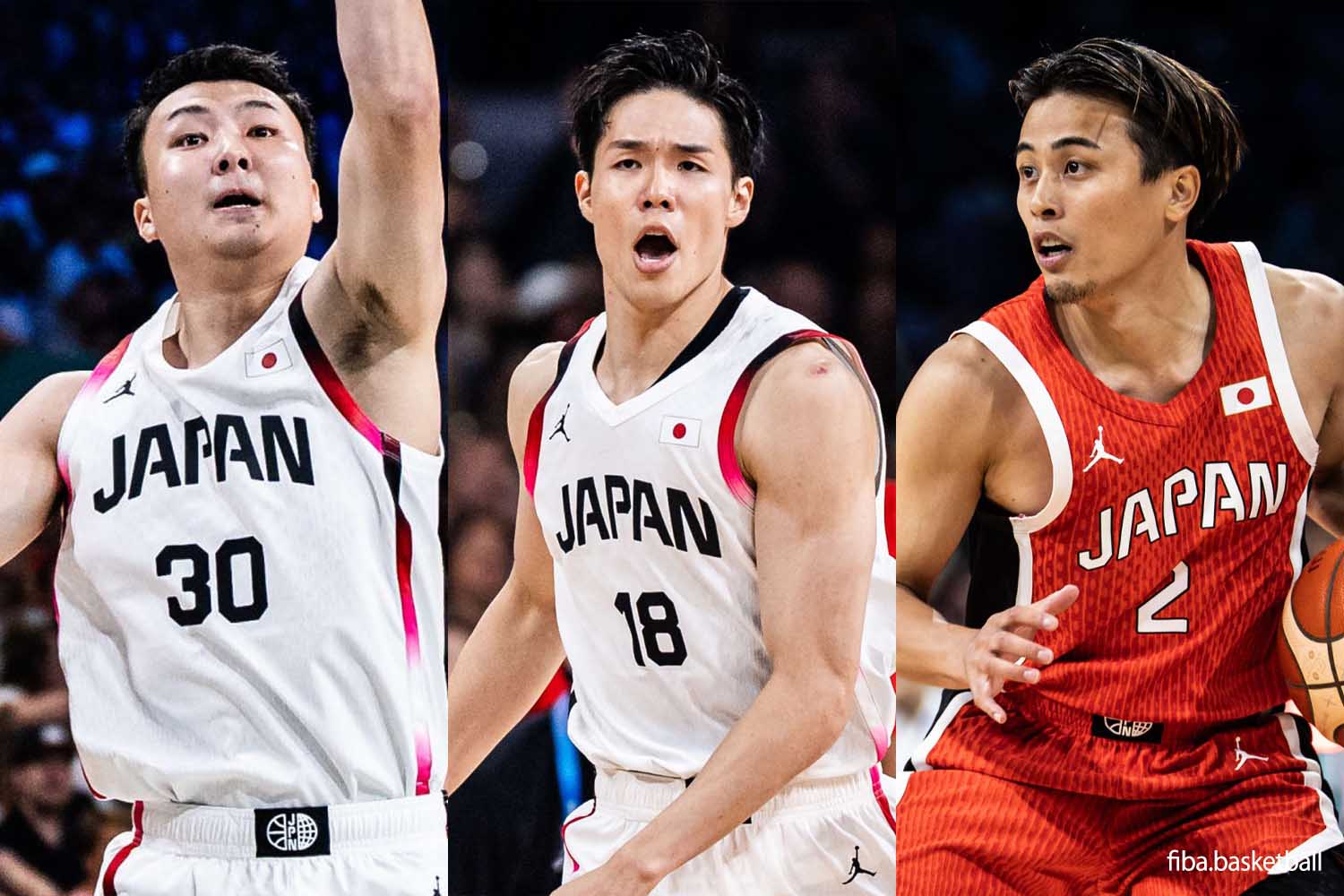 富樫・馬場・富永が合流、男子日本代表ア杯に向け合宿メンバー12人を発表
