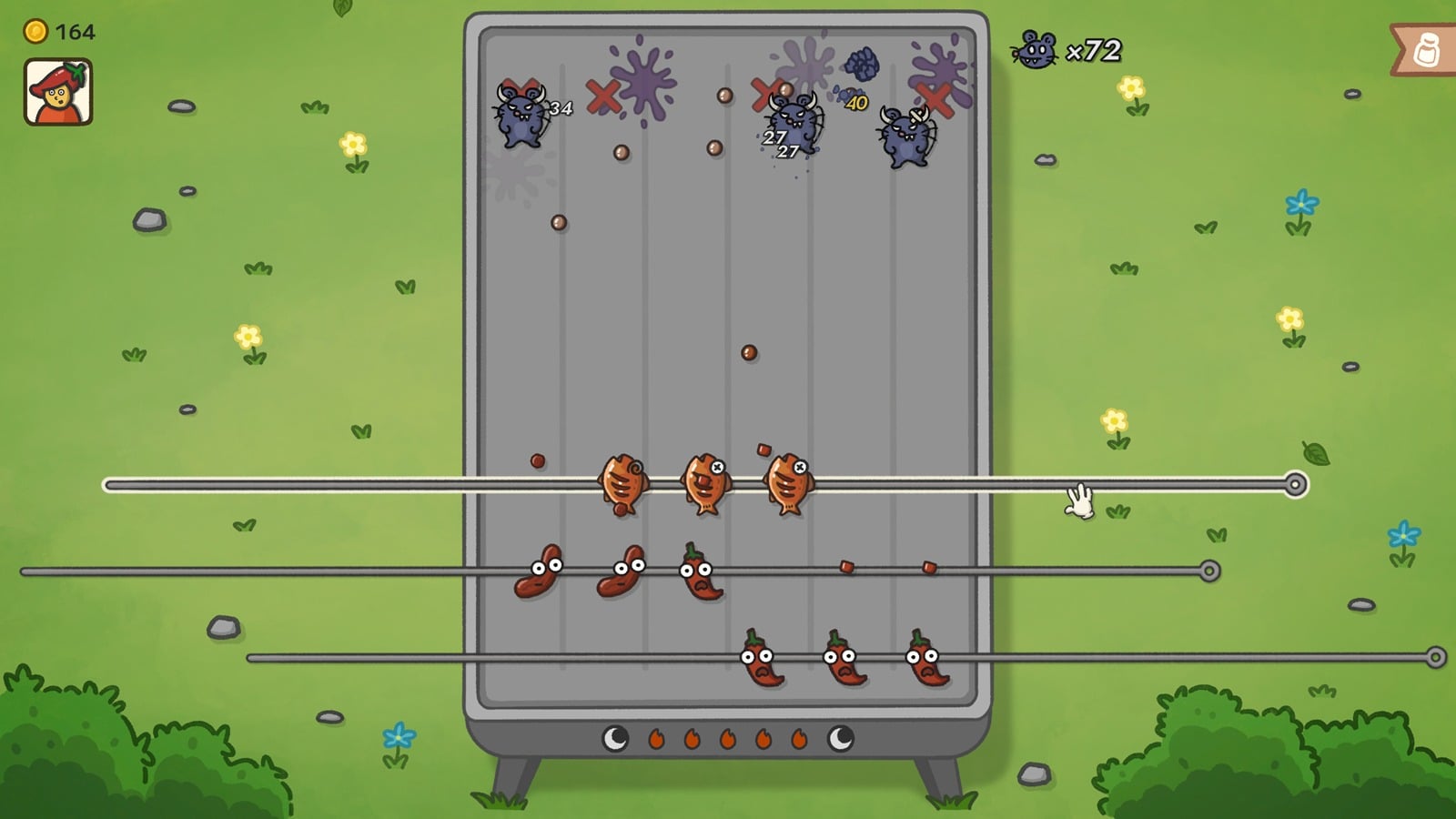 Steam新作ローグライト『ひっぱるなよ、串焼きマスター！』、ちゃんと面白いけど不可解。なぜ串焼きなのか？“ひっぱるなよ”って？謎は深まり、お腹が空いた