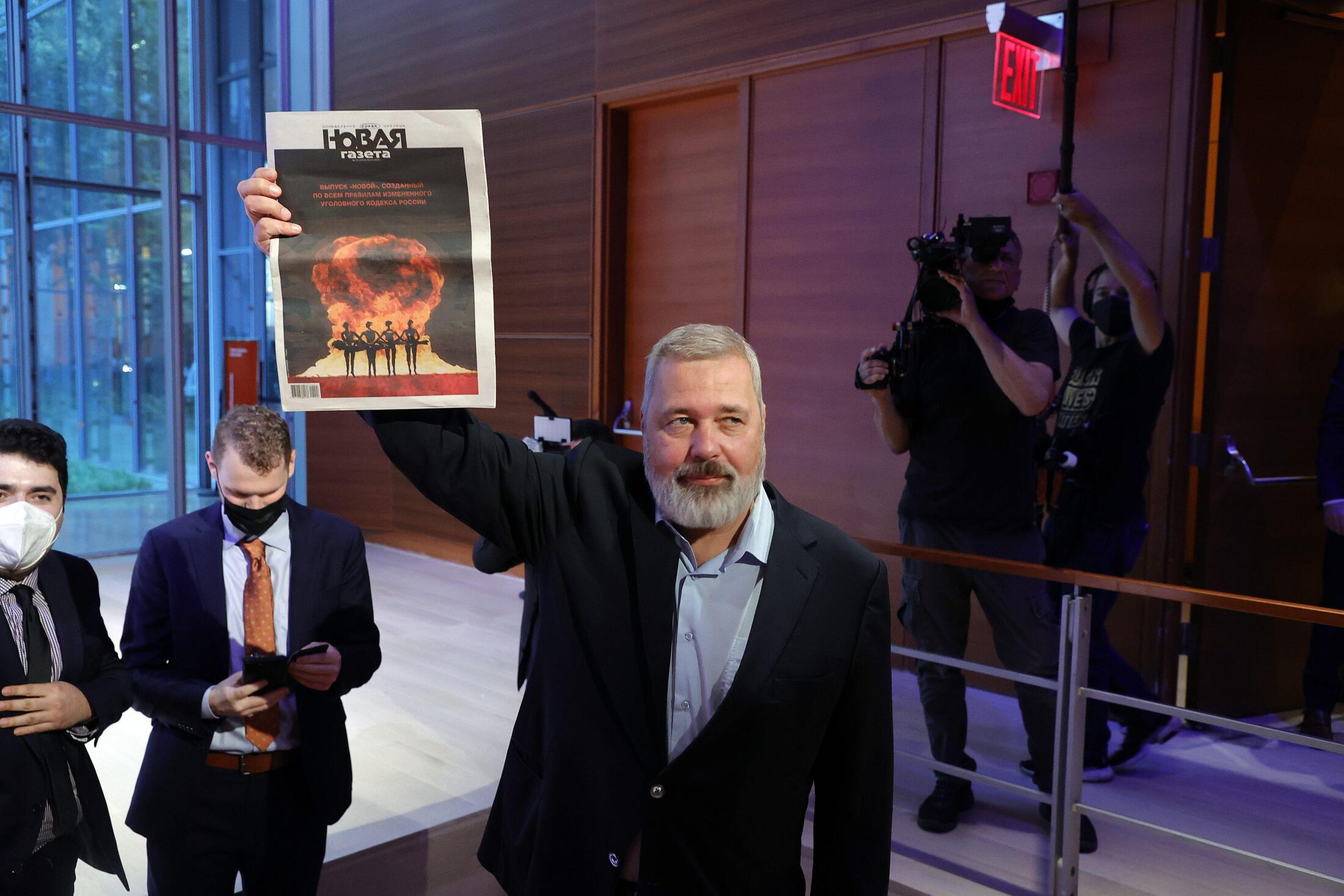 プーチン大統領にウクライナでの「勝利などない」、ノーベル平和賞受賞のジャーナリストがBBCに語る（BBC News）