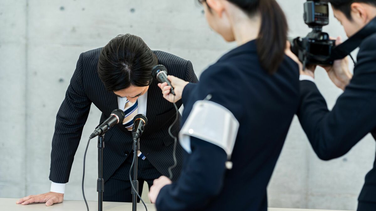 ｢お騒がせして申し訳ありません｣は謝っていない…形式ばかりの"謝罪会見"が世にはびこる根本原因 心理学的にベストなお辞儀は｢45度で2秒｣