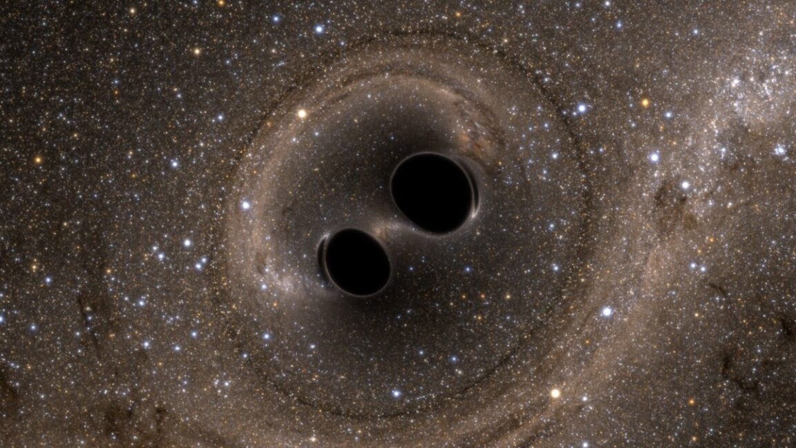 2つのブラックホールが合体して太陽の225倍の質量を持つ巨大ブラックホールが誕生