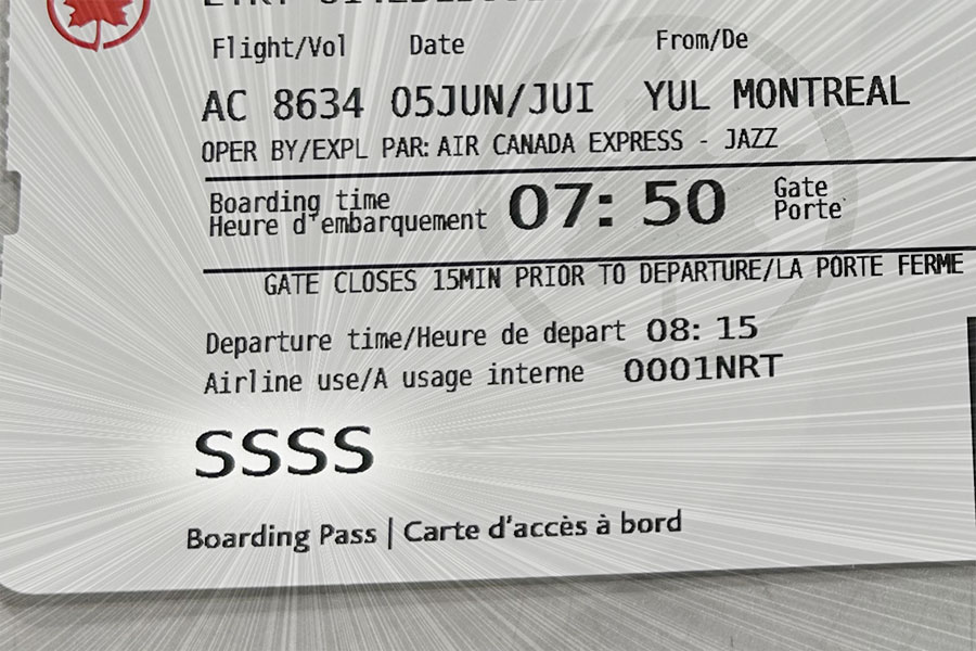 家族が「SSSS航空券」を引き当ててしまった…！ 乗る前から“異変” 保安検査員も「Oh…」 誰でも起こり得る“緊迫の一部始終”
