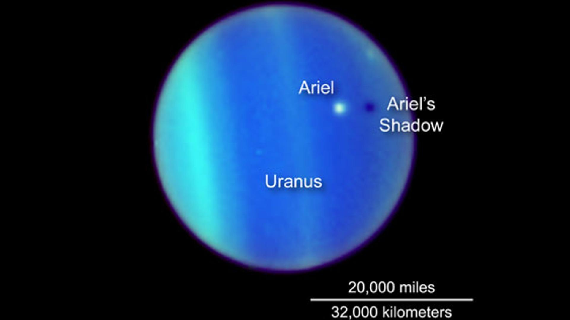 天王星の衛星「アリエル」の地下に海が広がっている可能性 ジェイムズ・ウェッブ宇宙望遠鏡が新発見