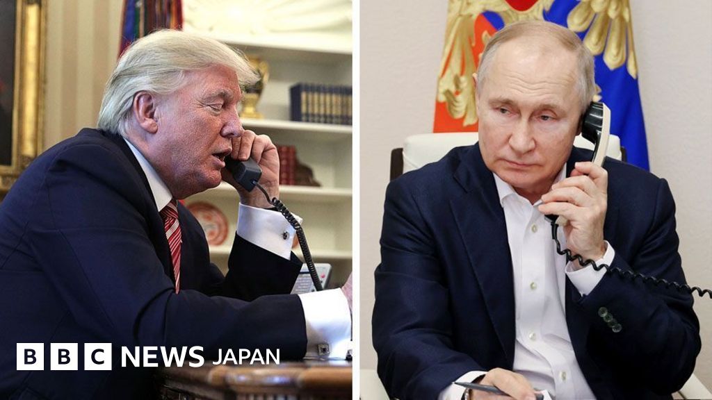 トランプ氏、プーチン氏とハンガリーでの会談で合意 ウクライナ和平への「非常に生産的な」電話協議で