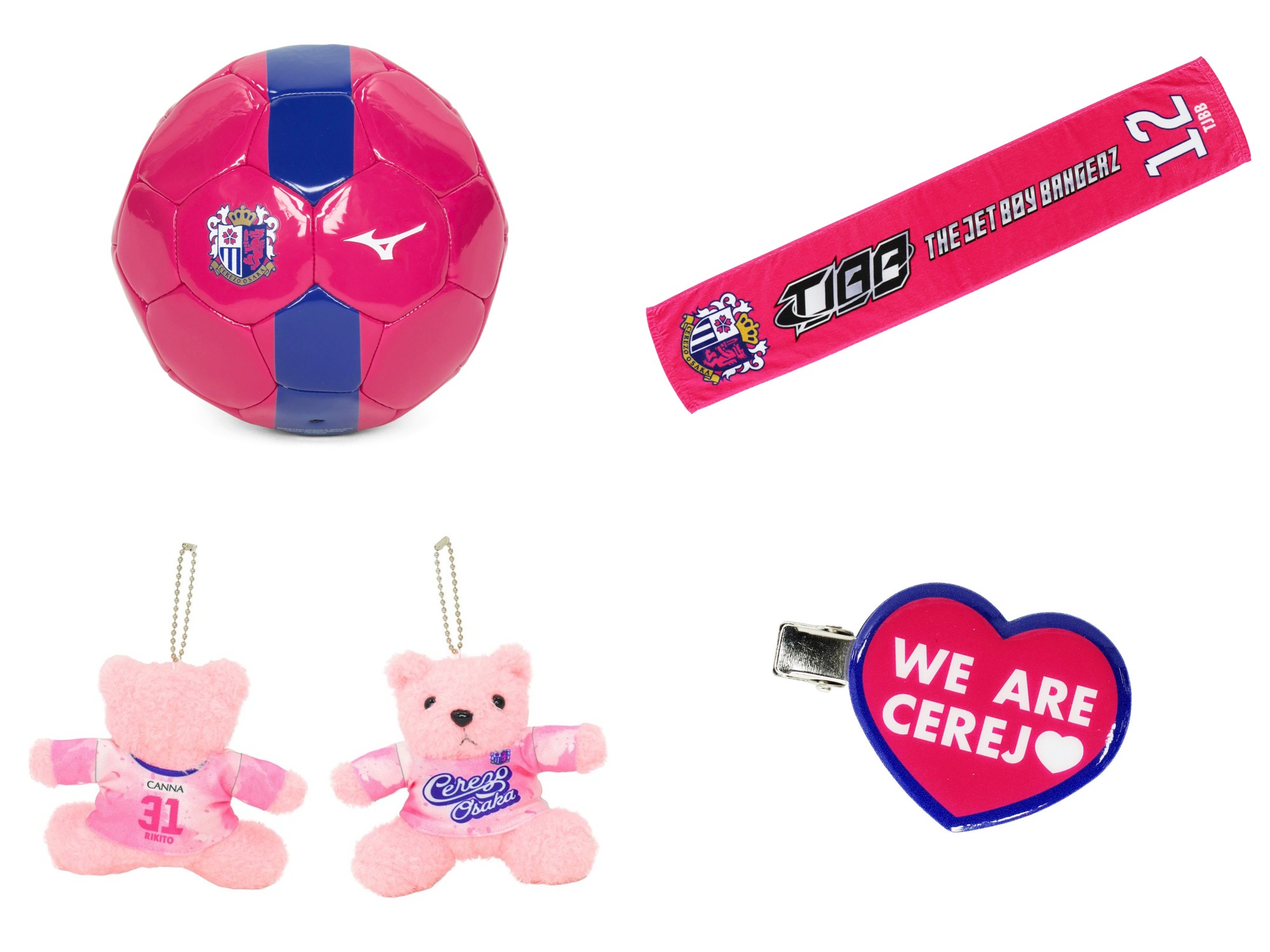 「セレ女デー」にぴったりのへアアクセサリーや、CEREZO x THE JET BOY BANGERZタオルが登場！