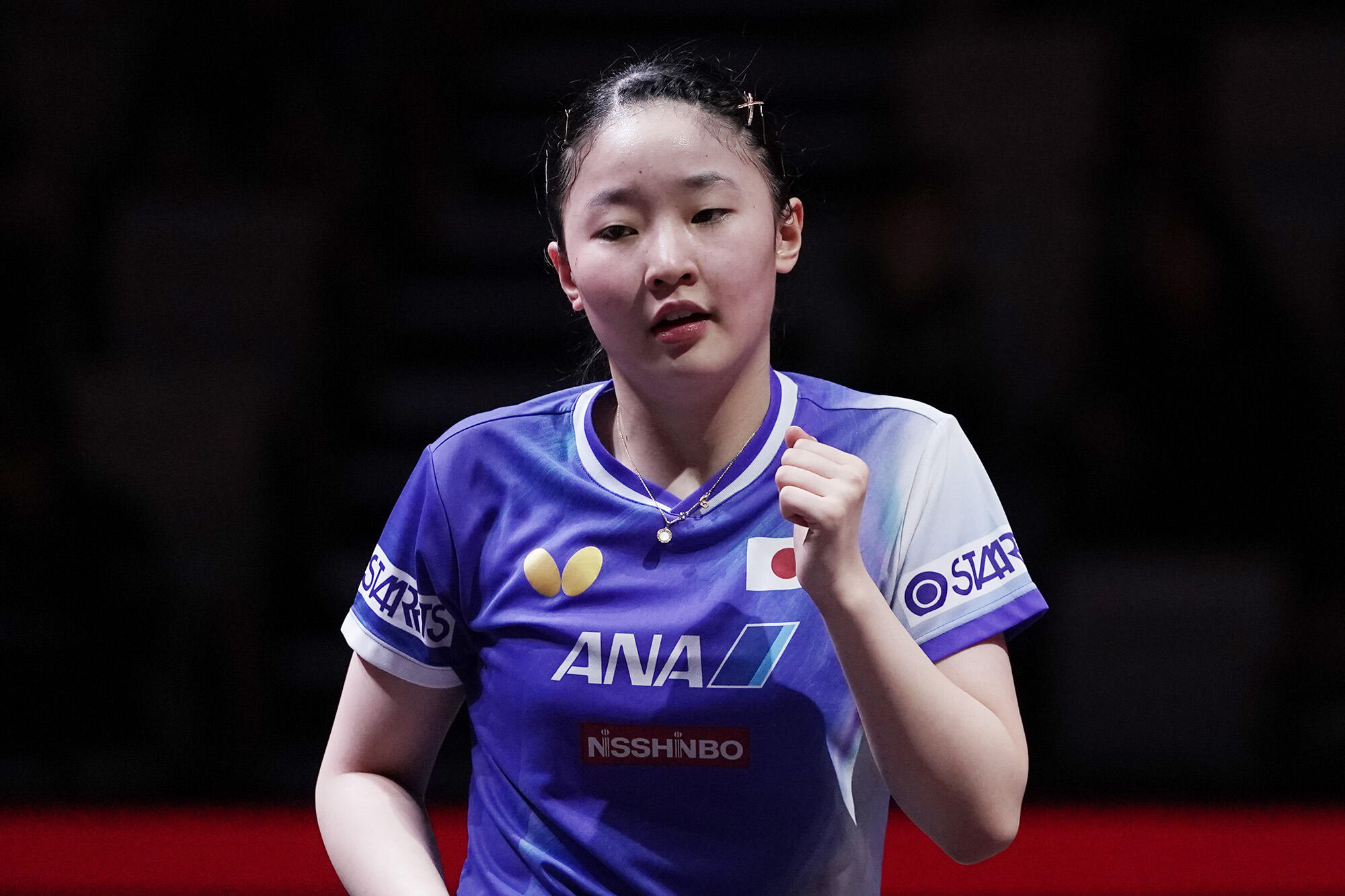 張本美和 シンガポールのエースに完勝！圧倒的強さで準々決勝進出 次は元女王とのメダル決定戦【世界卓球】