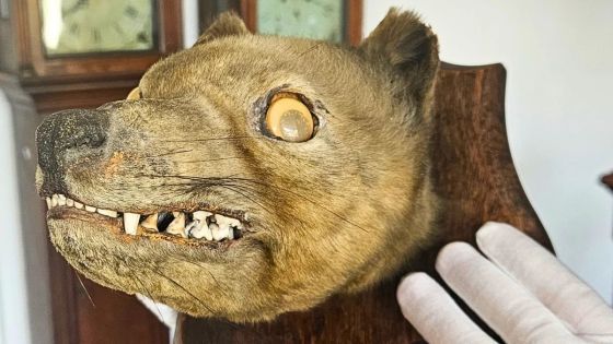 オークションで落札した「ヘンテコなキツネの頭」が実はキツネではなく絶滅動物のものだったことが判明