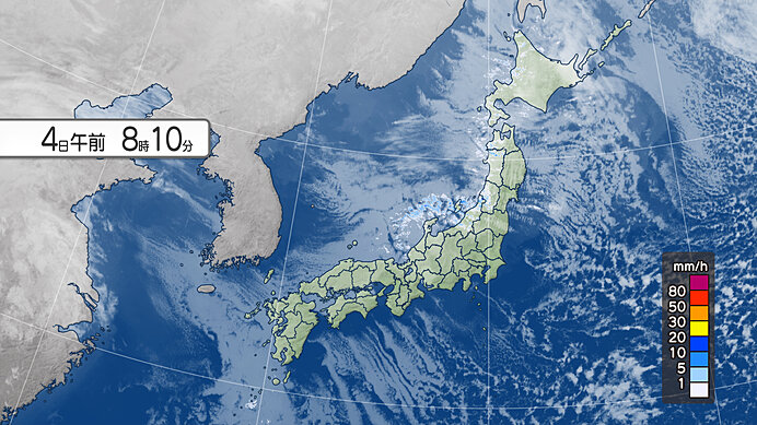 4日(日)北海道～東北は雪でふぶきの所も 全国的に年始らしい寒さ