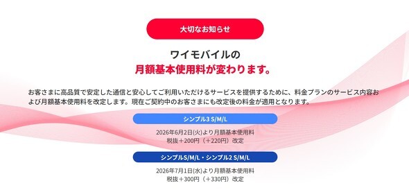 値上げのY!mobile、旧プランから「シンプル3」に変更すべき？ 5月中の“救済措置”を見逃すな