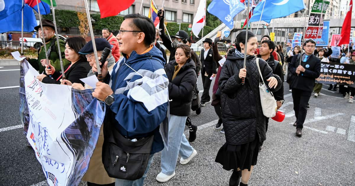 「独裁は尊厳踏みにじる」迫害逃れた外国人270人、自由と人権訴え 高市政権は「希望」