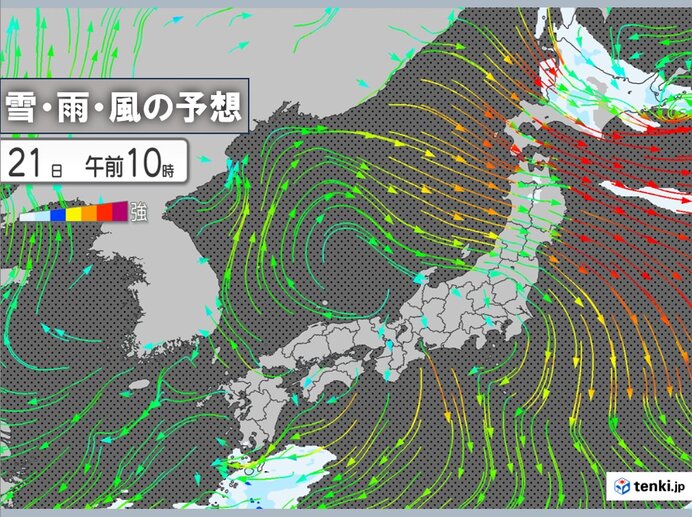 北海道と東北は荒れた天気 猛吹雪の所も 今日3月21日(土)の天気予報