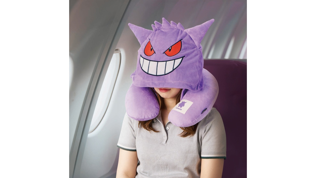 【ポケモン】ゲンガーになりきれる「フード付ネックピロー」販売開始