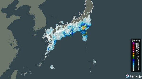 関東甲信地方では「警報級の大雨」となる期間や地域が拡大する可能性 24時間予想降水量は関東地方南部・伊豆諸島250ミリ、関東地方北部・甲信地方150ミリ（6日午前6時から7日午前6時まで 多い所で）