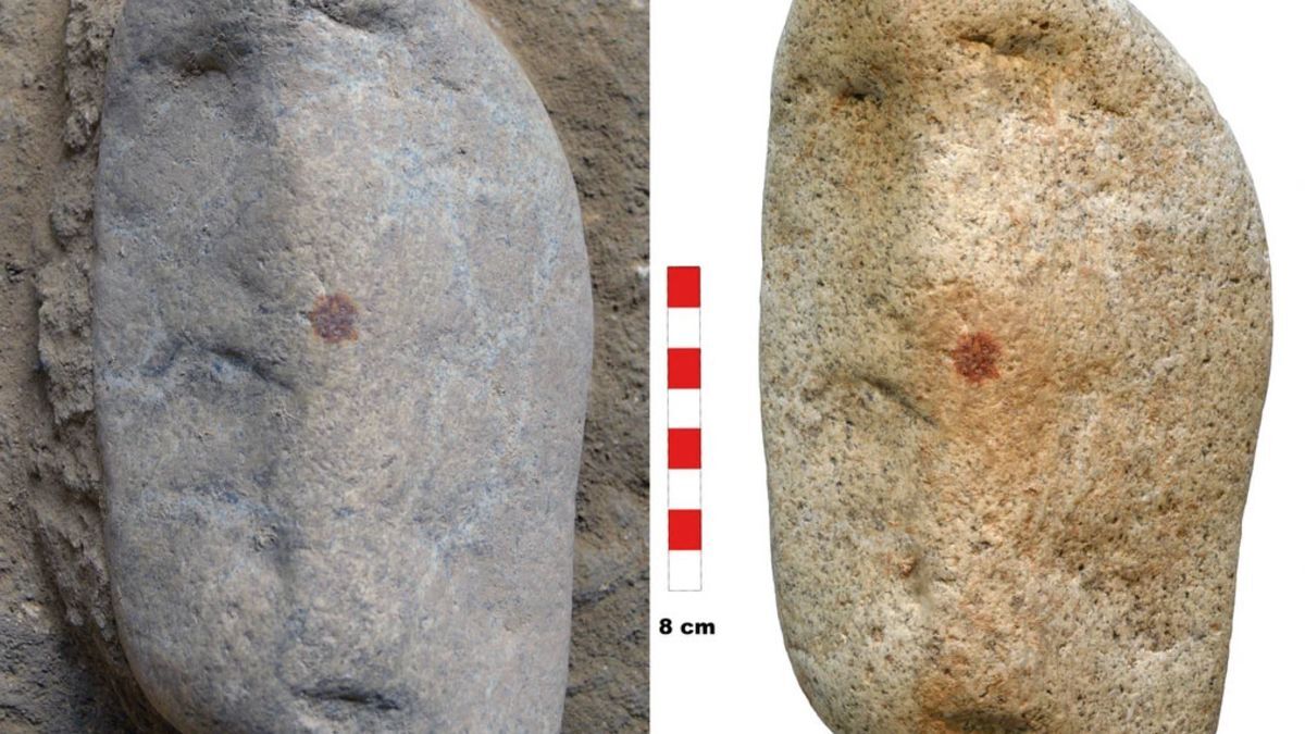 考古学的遺物に残る謎の赤い印、警察の鑑識課が解明に一役 スペイン中部