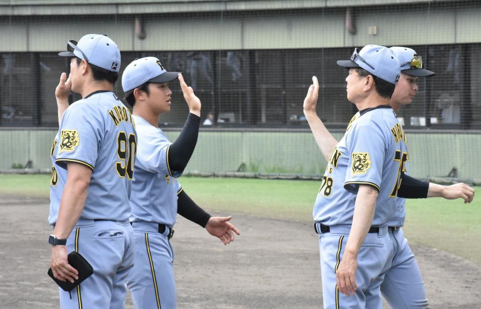 阪神・平田２軍監督 森木と高知高校バッテリーを組んだ栄枝について「（森木を）なんとかしてあげようという努力が見える」【一問一答】