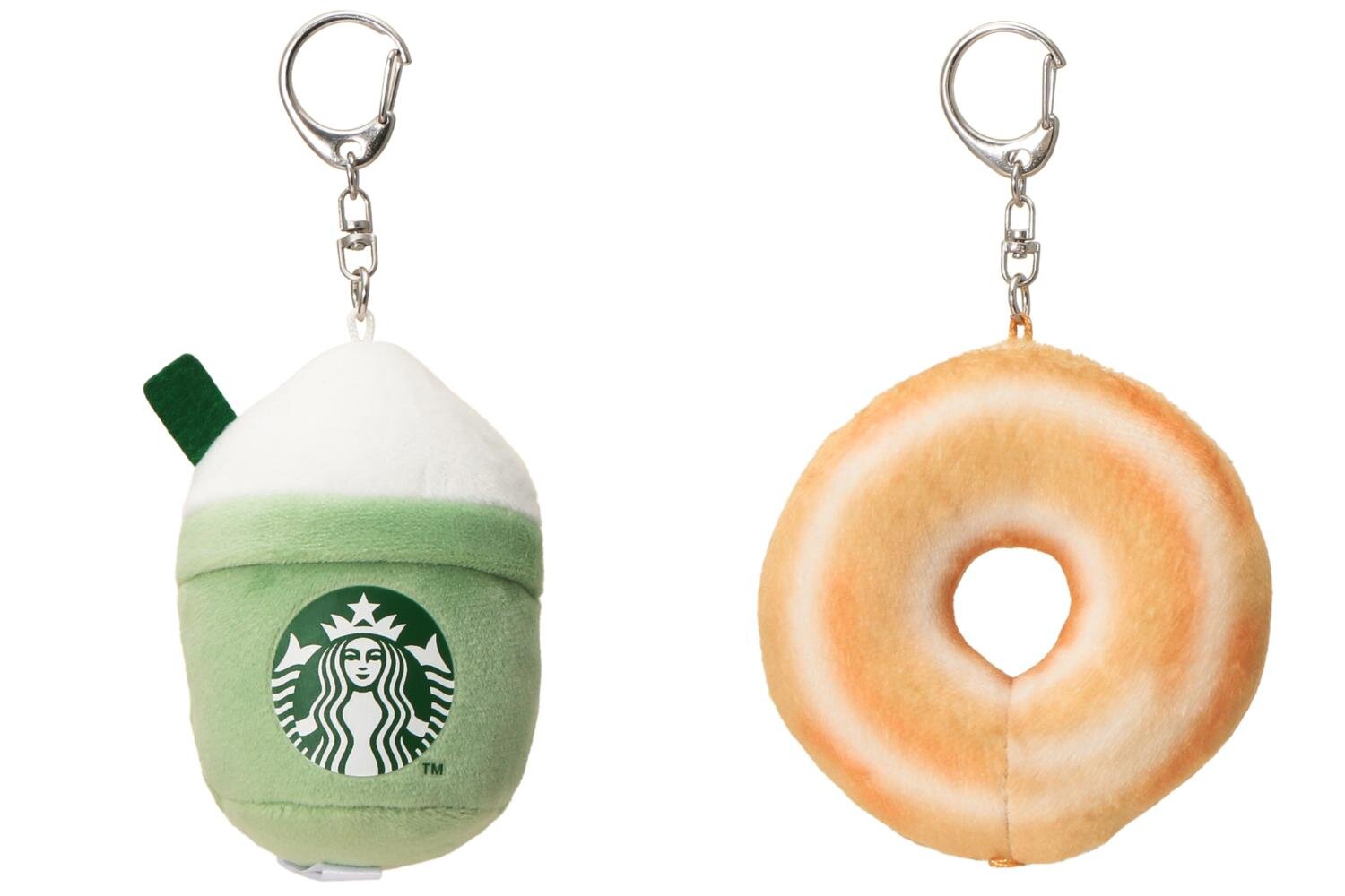 スターバックス初のカプセルトイ、抹茶フラペチーノやドーナツの“ぬいぐるみチャーム”が東京限定で