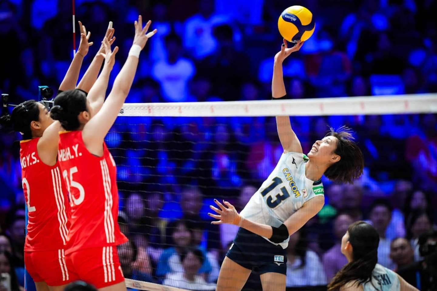 バレー日本女子、中国に１-３で敗れて２連敗。アジアのライバルに屈す【ネーションズリーグ】（THE DIGEST）
