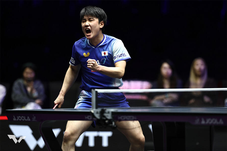張本智和 日台エース対決を制し4強入り！世界8位の林昀儒にリベンジ達成で準決勝進出【卓球 USスマッシュ】