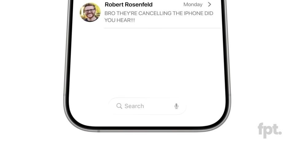 iPhoneの検索バー、下に来るって本当？ もし本当なら…