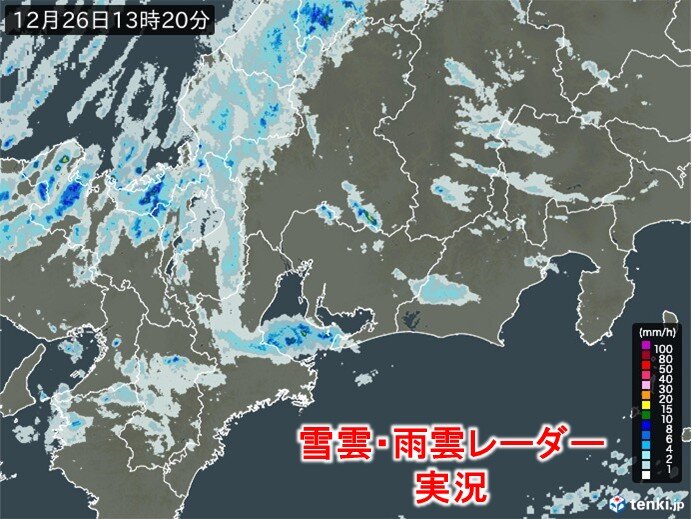 今日26日は東海の太平洋側でも雪や雨 今後の雪は? 明日27日朝は氷点下の所も