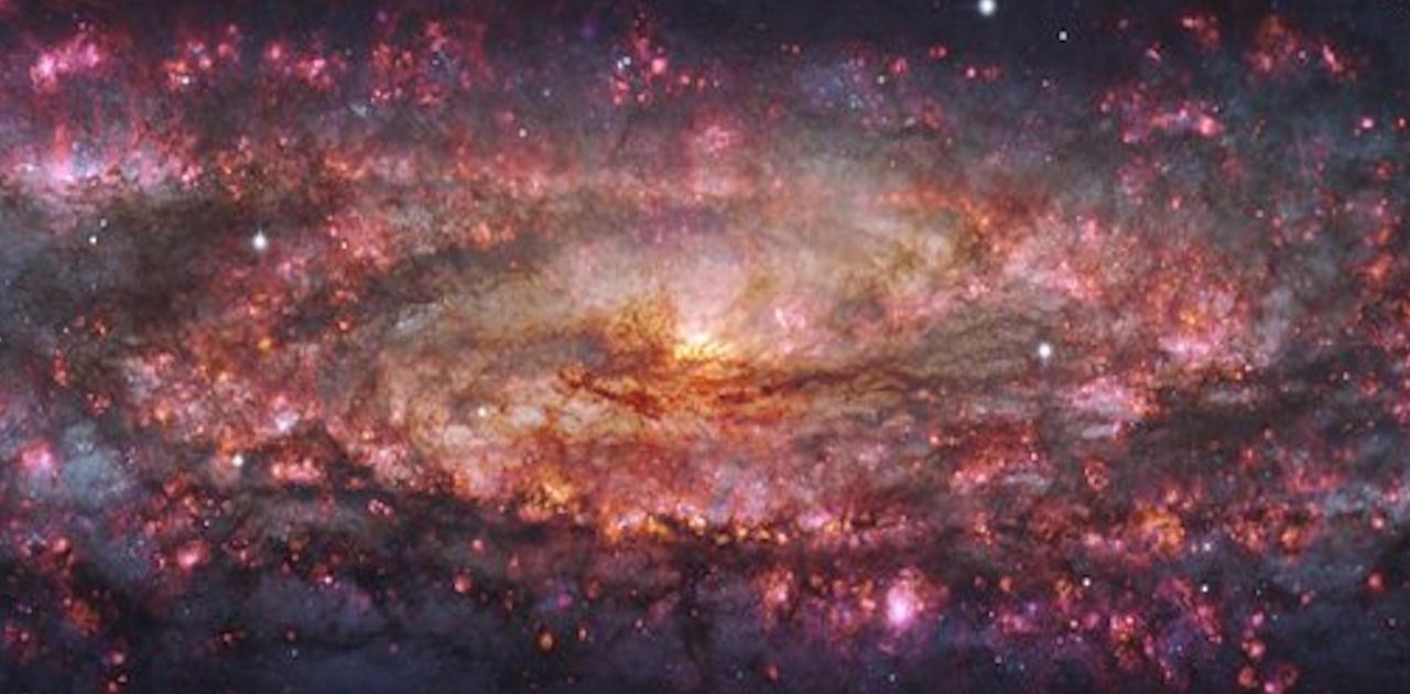 暑い夜にぼーっと眺めたい、花火のような銀河