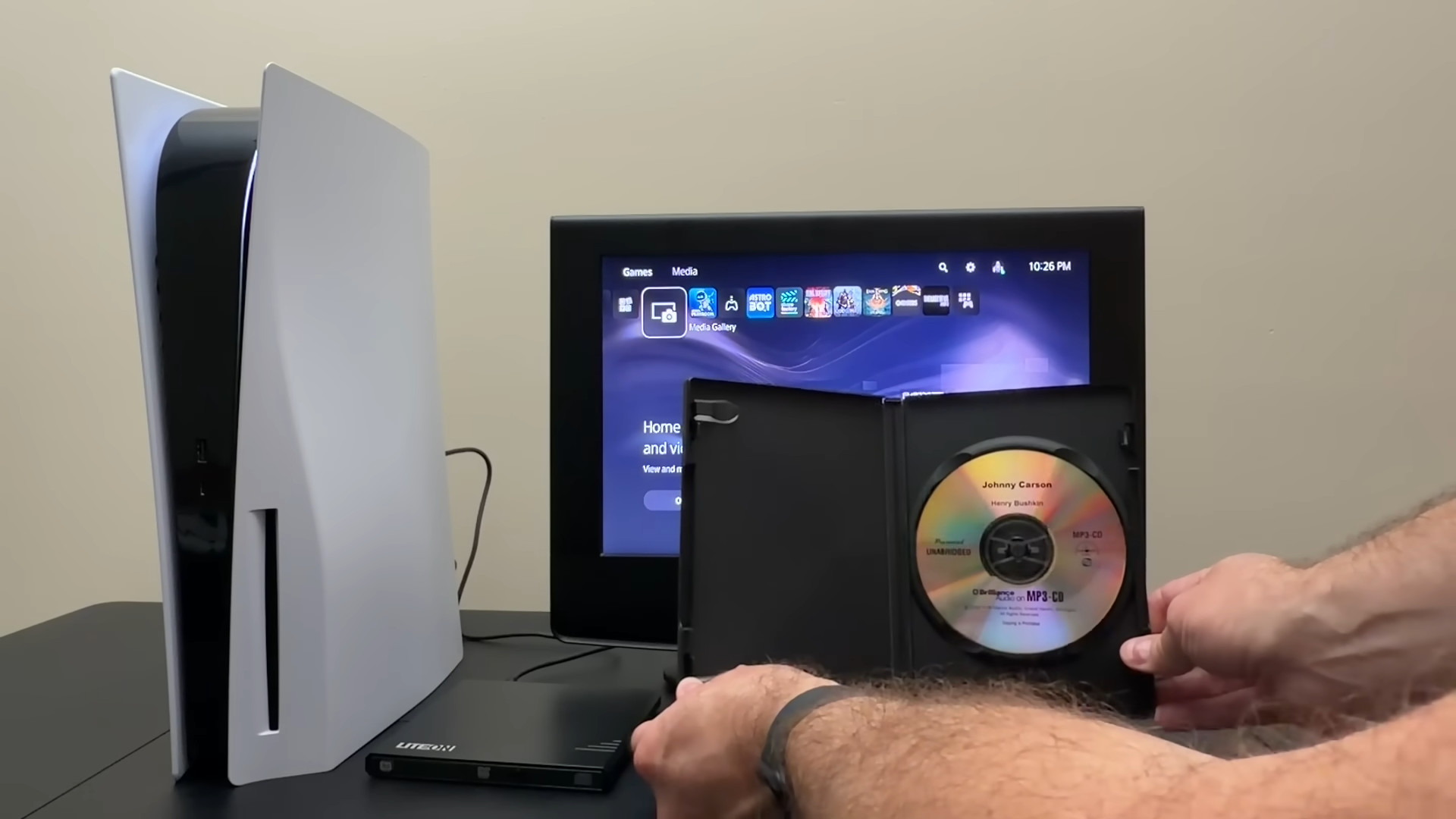 CD未対応のPlayStation 5でどうにかしてCDを再生することは可能なのか？