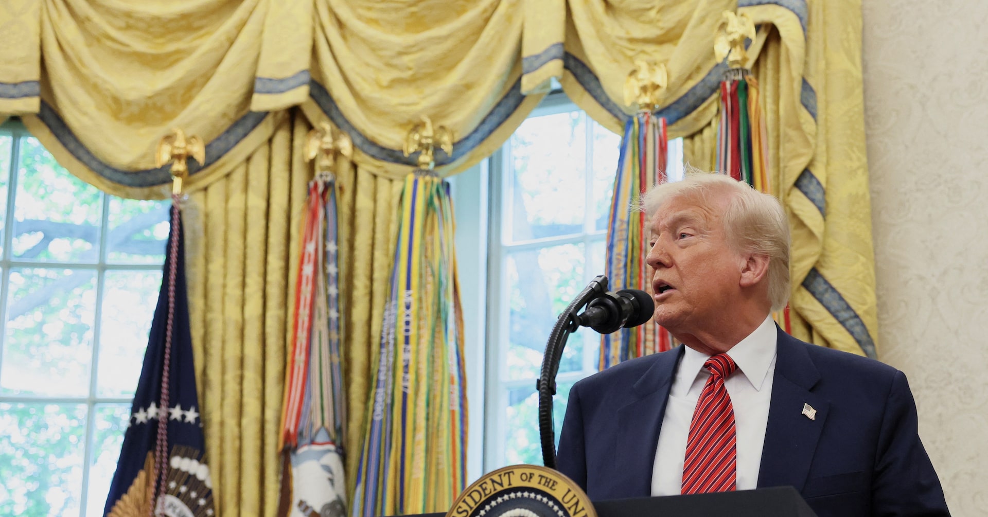 トランプ氏、貿易協定第1弾を8日発表と表明 米英が協定とＮＹＴ紙