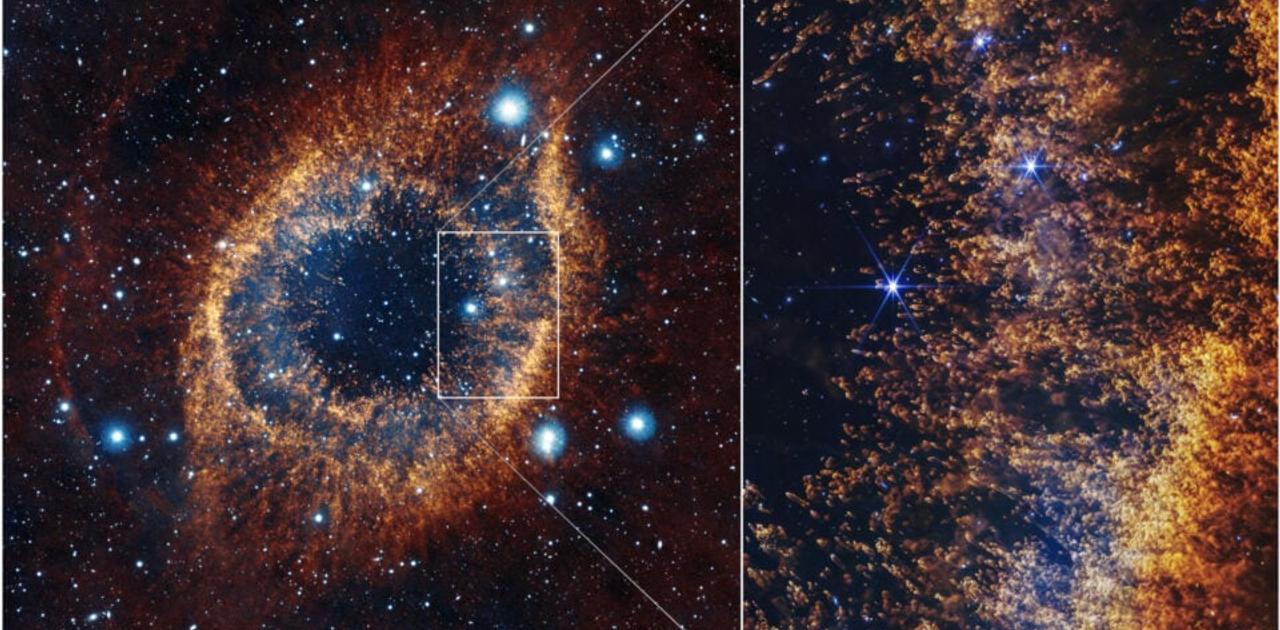 宇宙からガン見する｢神の目｣。その詳細をウェッブ宇宙望遠鏡が撮影