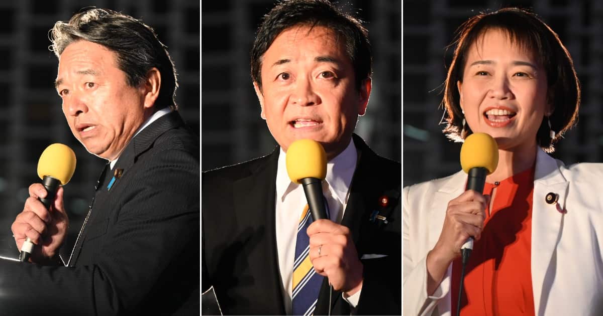 国民民主幹部「ぶれてない！」街宣で声合わす 玉木氏「古い批判なら、いっぱいしてくれ」