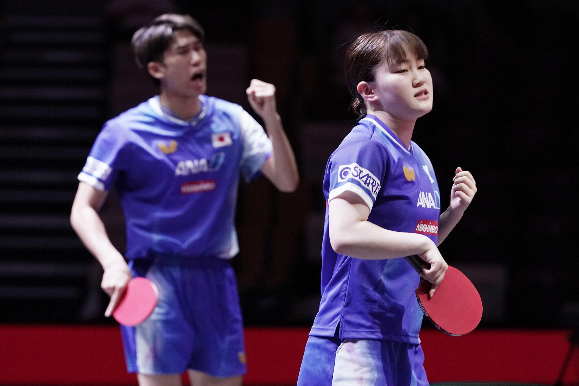 吉村・大藤の大吉ペア 金メダル王手！パリベスト4の香港ペアを下して決勝進出【世界卓球】
