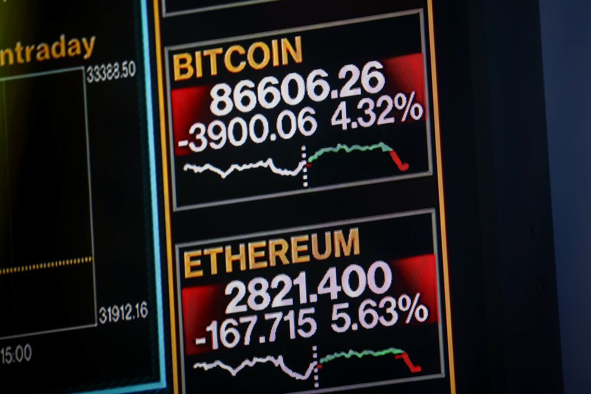 ビットコインが8万2000ドル割れ､月間で23％下落－22年以降で最悪